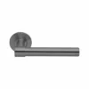 Stainless Steel Lever Handle on Round Rose