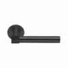 Stainless Steel Lever Handle on Round Rose