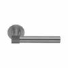 Stainless Steel Lever Handle on Round Rose