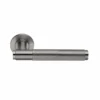 Stainless Steel Lever Handle on Round Rose