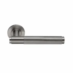 Stainless Steel Lever Handle on Round Rose