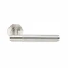 Stainless Steel Lever Handle on Round Rose