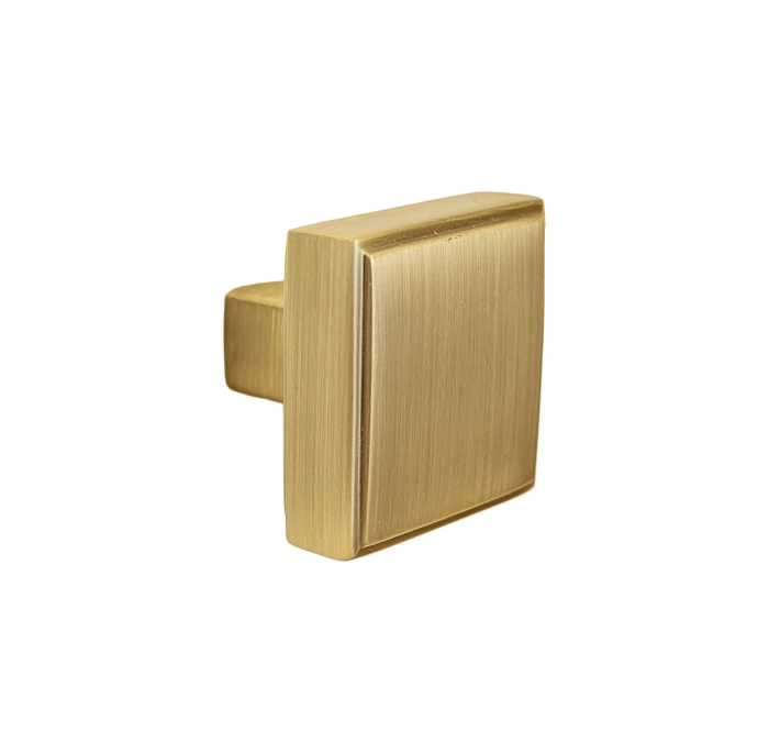 Brass Ascend Square Cabinet Knob