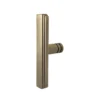 Brass Ascend T Cabinet Knob