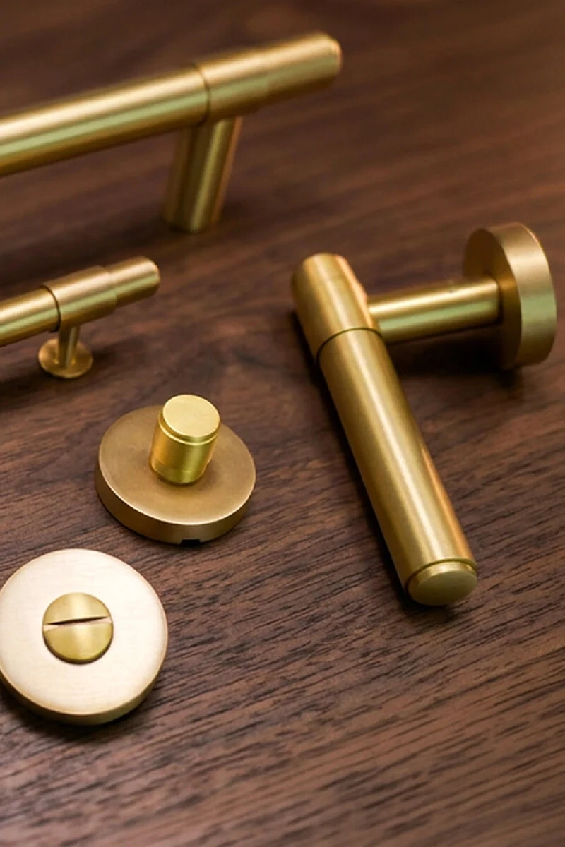 brass lever handle